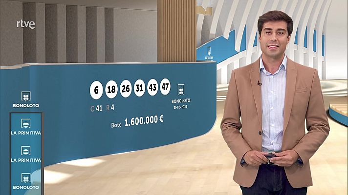 Loterías - Sorteo de la Bonoloto y Primitiva del 21/08/2023