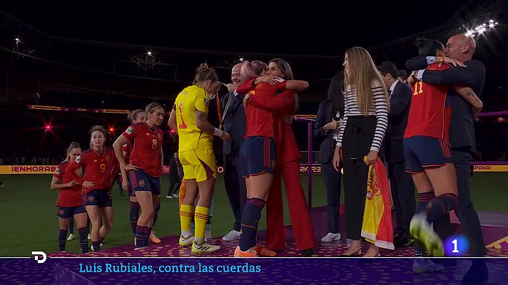 Telediario 1 - El CSD esperará el informe de la RFEF antes de elevar las denuncias contra Rubiales al TAD