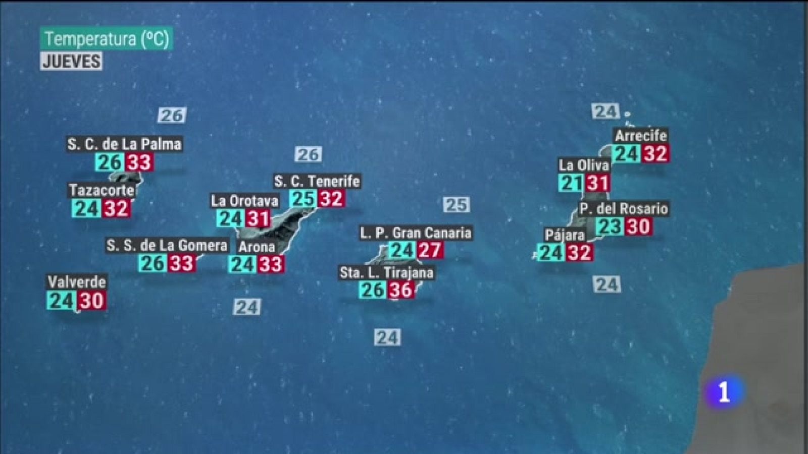 El tiempo en Canarias - 23/08/2023