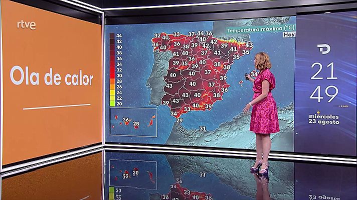 Temperaturas significativamente altas en gran parte del país