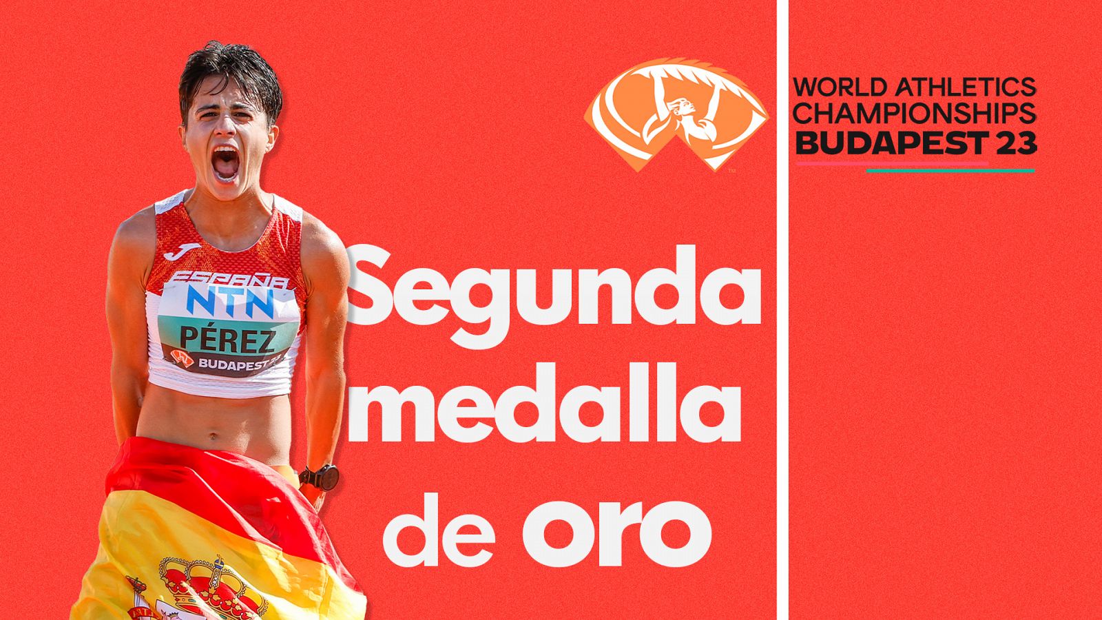 María Pérez, oro en los 35 km marcha