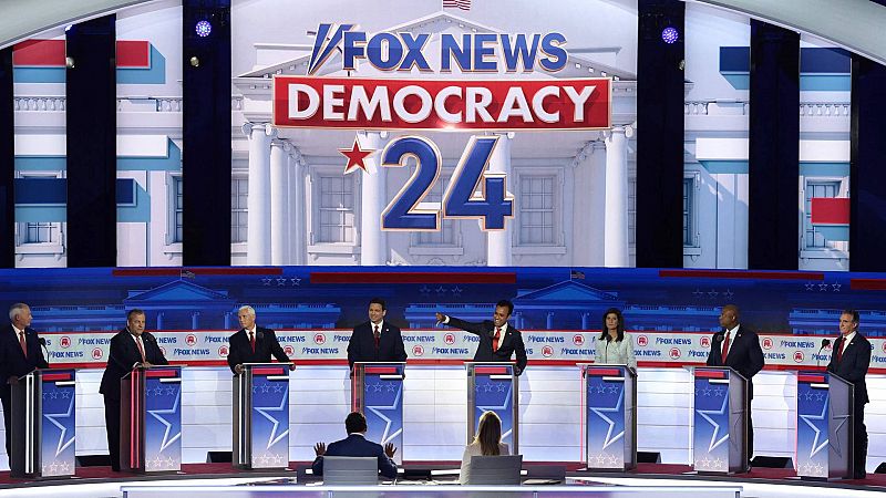 Trump no participó en el debate de candidatos republicanos a las primarias para 2024