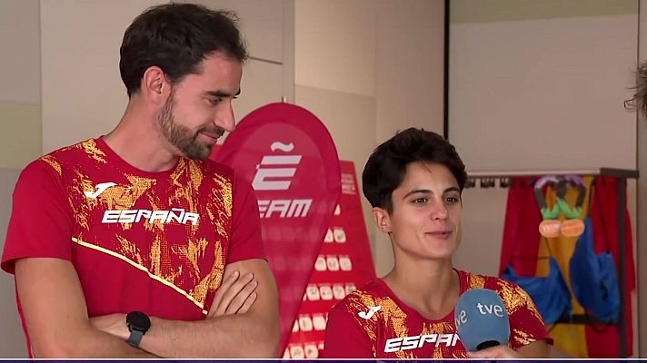 Una entrevista con cuatro oros: María Pérez y Álvaro Martín, juntos en RTVE