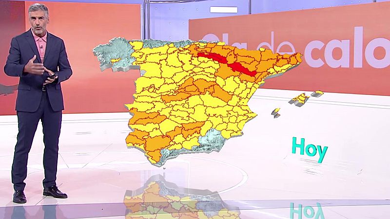 Temperaturas significativamente altas en buena parte del país, aunque en descenso notable en Galicia y Cantábrico - ver ahora