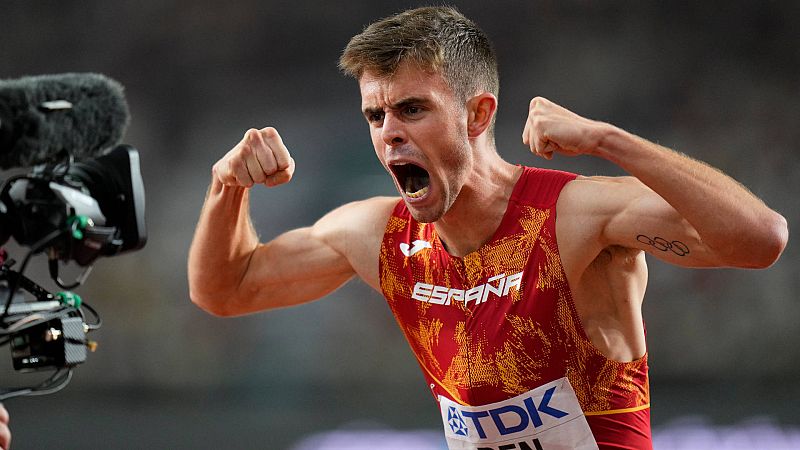 Mundial de atletismo | Brillante clasificación de Adrián Ben para la final de los 800 en Budapest 2023 -- Ver ahora
