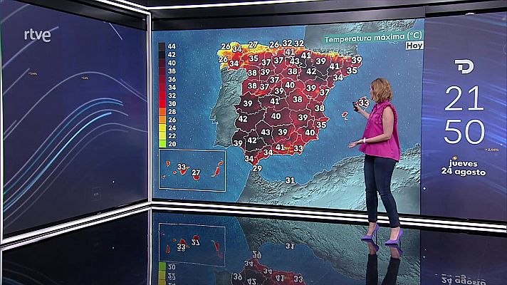 Posibilidad de alguna tormenta localmente fuerte en la Cantábrica occidental y Pirineos