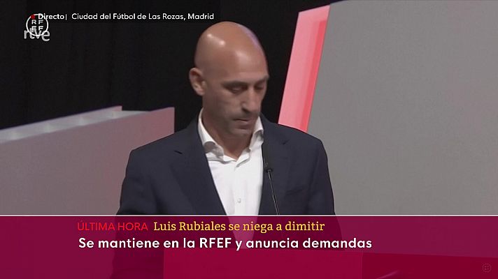 Informativo 24h - Luis Rubiales anuncia una renovación de cuatro años para Jorge Vilda con un sueldo de medio millón de euros