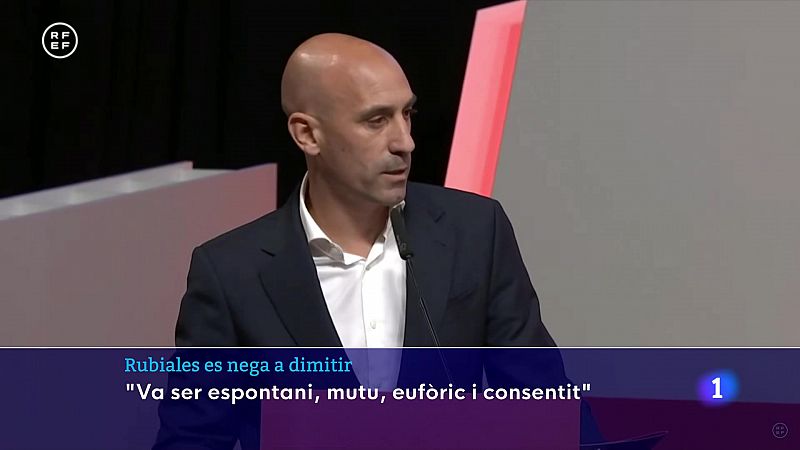 Luis Rubiales es nega a dimitir de la RFEF