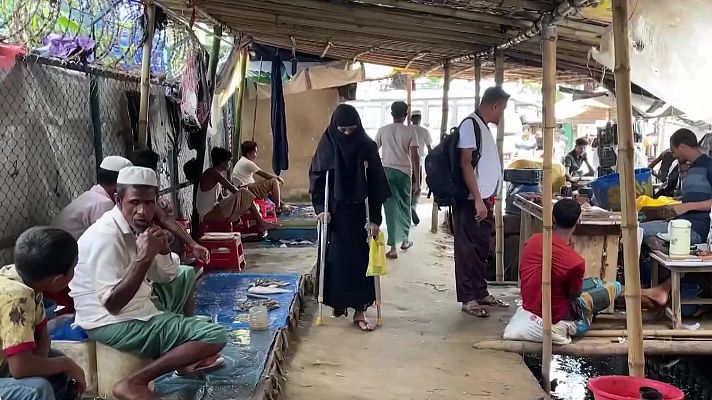 Telediario 2 - Seis años de éxodo rohinyá, una etnia minoritaria y perseguida en Birmania