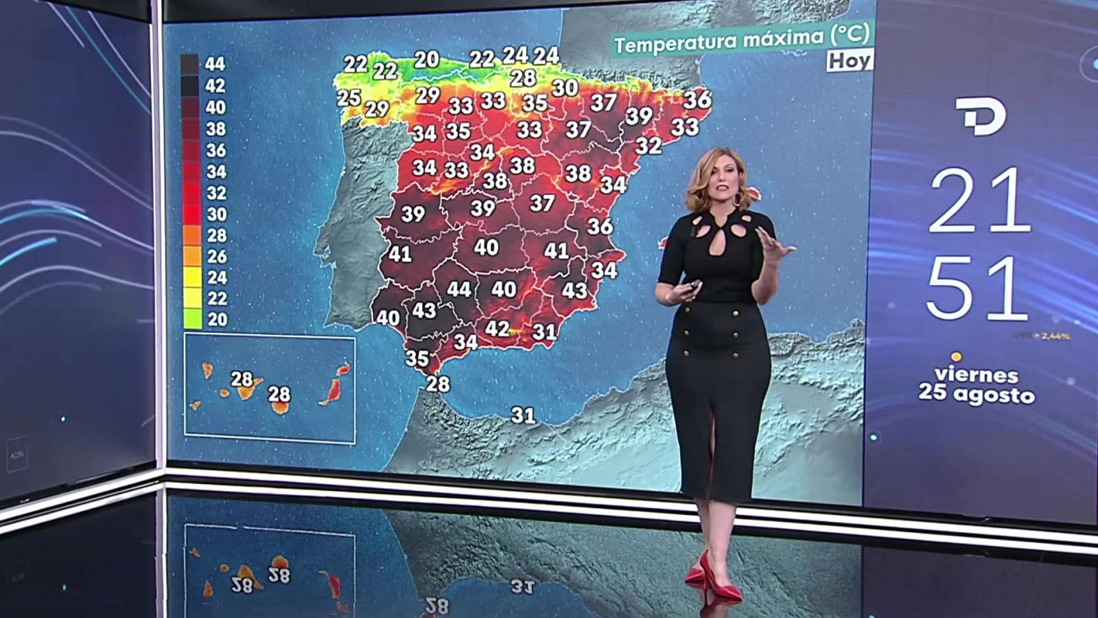 Temperaturas todavía significativamente altas en la mitad sur peninsular, nordeste y archipiélagos - ver ahora