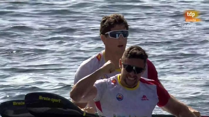  - Pedro Vázquez e Íñigo Peña logran el oro mundial en el K2 1000m