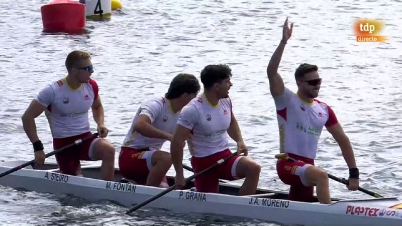 Moreno, Gra�a, Font�n y Sieiro logran el segundo oro de Espa�a en el Mundial de pirag�ismo sprint con una exhibici�n en el C4 500m