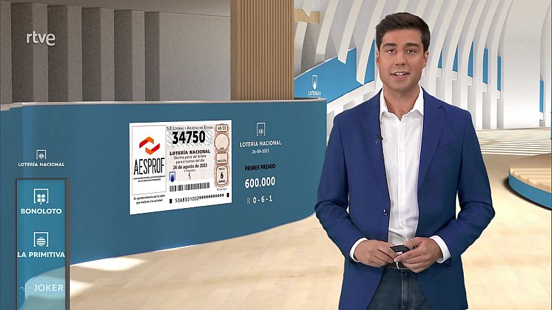 Sorteo de la Lotería Nacional del 26/08/2023 - ver ahora