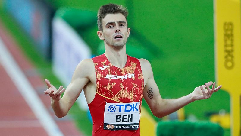 Adrián Ben se queda a ocho centésimas del bronce mundial en los 800m