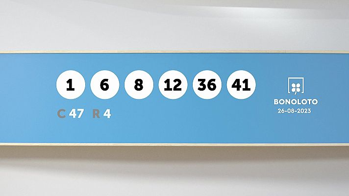 SELAE - Sorteo de la Lotería Bonoloto del 26/08/2023