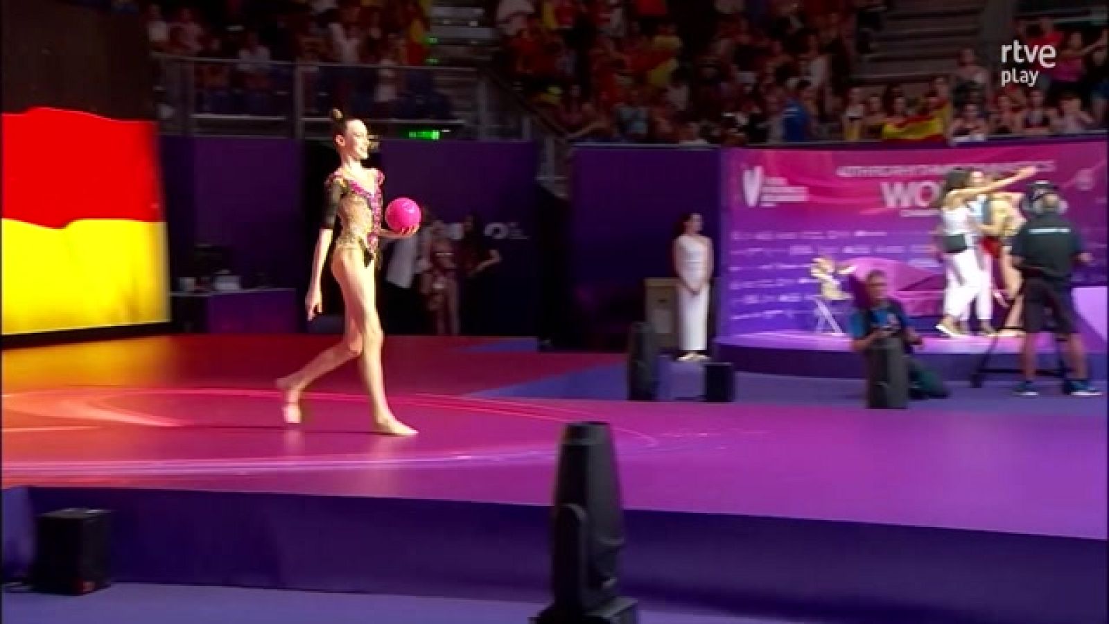 Varfolomeev campeona del mundo de gimnasia rítmica en el concurso individual
