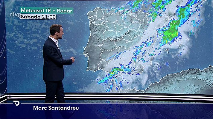 Descenso notable de las temperaturas en amplias zonas de la Península