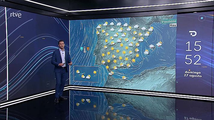 Descenso notable de las temperaturas en amplias zonas del interior peninsular y Mallorca  