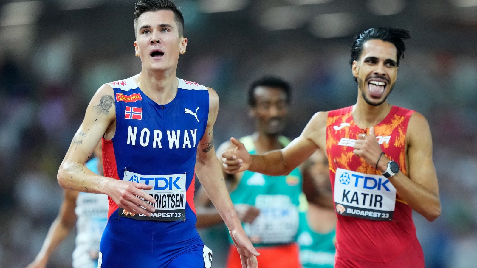 Atletismo | Katir logra una asombrosa plata en un cara a cara contra Ingebrigtsen