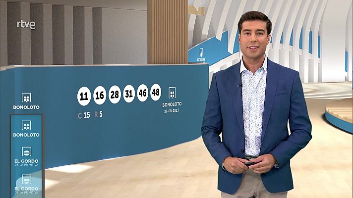 Loterías - Sorteo de la Bonoloto y Primitiva del 28/08/2023