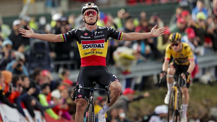 Vuelta ciclista a España - Remco Evenepoel vence en Arinsal con unos segundos de margen sobre el resto de favoritos