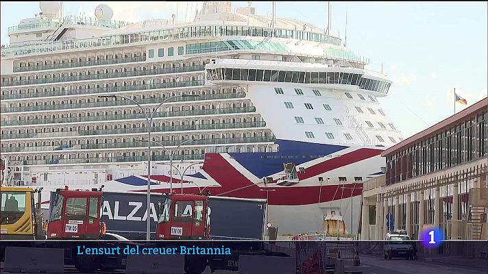 Informatiu Balear - L'ensurt del creuer Britannia