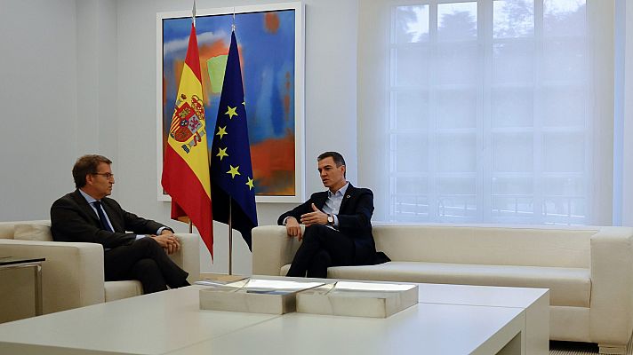 Sánchez acepta la petición de Feijóo y se reunirán "al más alto nivel institucional y político" para tratar la investidura