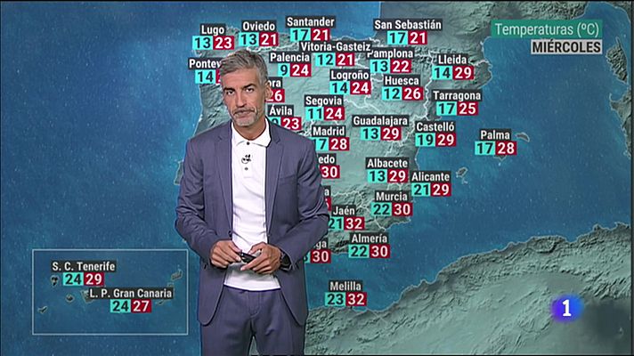 El tiempo en la Comunitat Valenciana 29/08/23