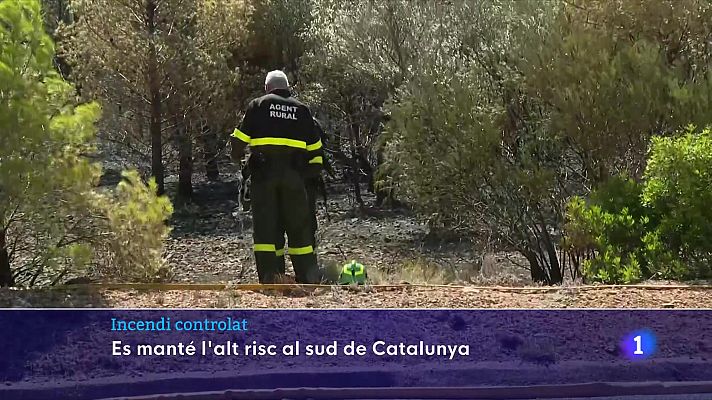 Incendi controlat a Mont-roig del Camp: es manté el nivell 3 del Pla Alfa