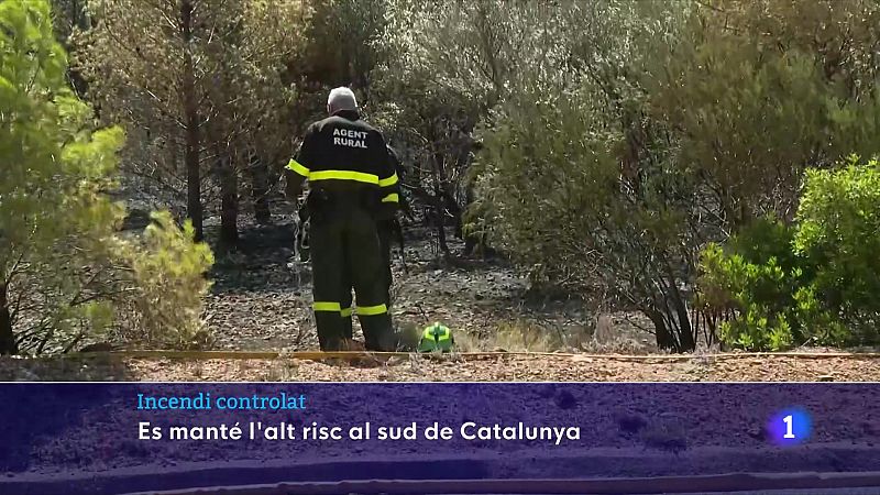 Incendi controlat a Mont-roig del Camp: es manté el nivell 3 del Pla Alfa