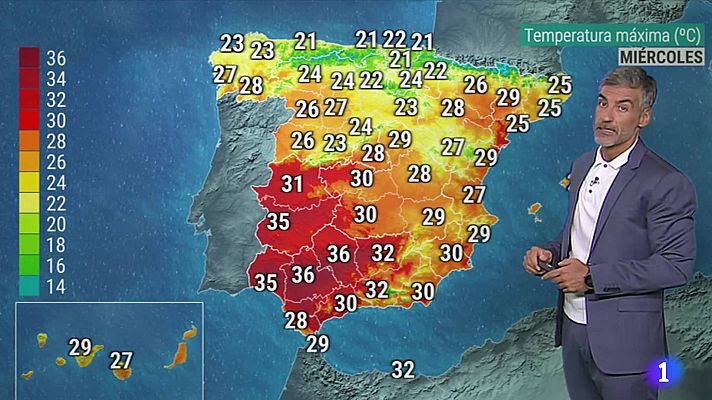 El tiempo - El tiempo: Inestabilidad en el norte, temperatura sin cambio