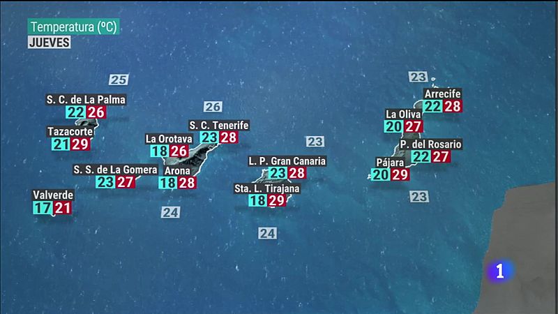 El tiempo en Canarias - 30/08/2023