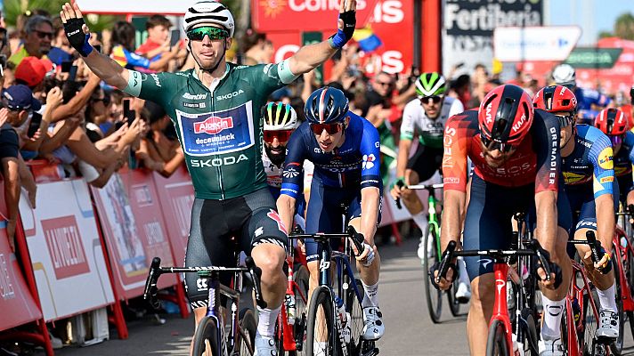 Vuelta ciclista a España - La Vuelta Groves repite victoria al sprint; Ganna, segundo