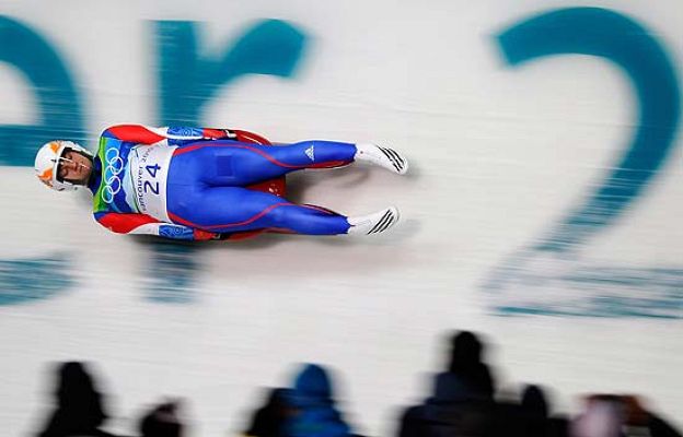  - Luge femenino individual. 1ª manga
