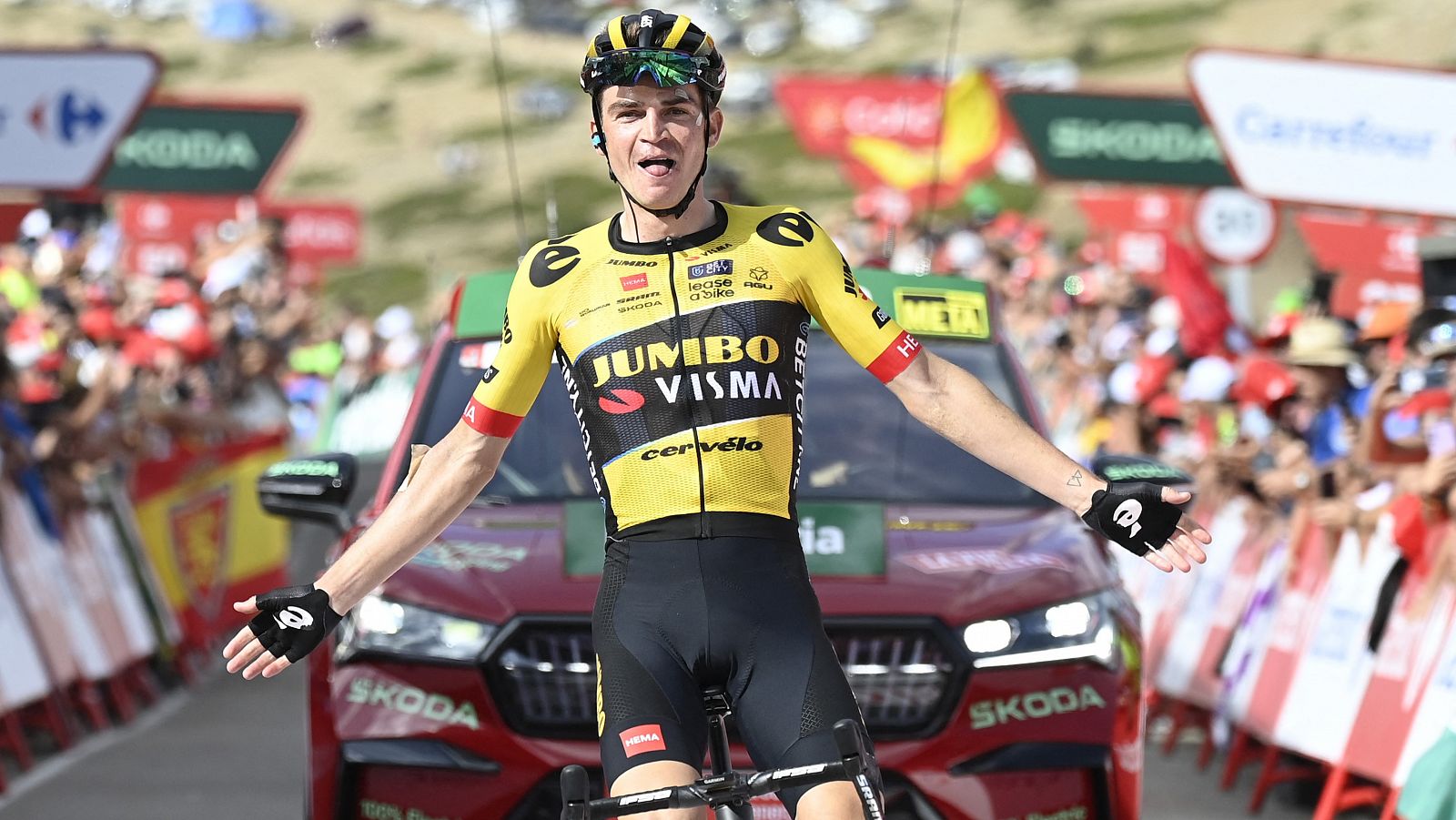 Final de la sexta etapa de la Vuelta 2023 con victoria de Sepp Kuss