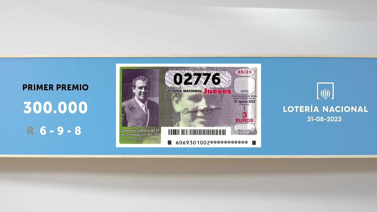 Sorteo de la Lotería Nacional del 31/08/2023 - Ver ahora