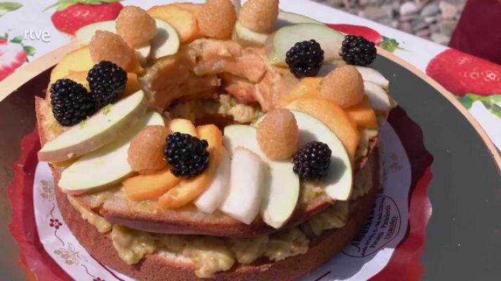 Aquí la Tierra - Bizcocho casero con frutas riojanas