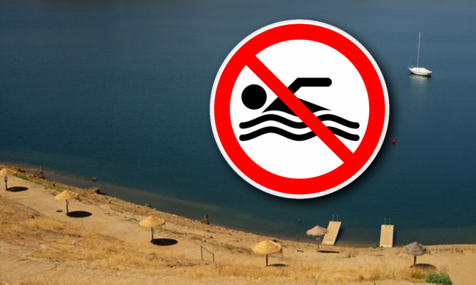 Prohibido el baño en el embalse La Breña