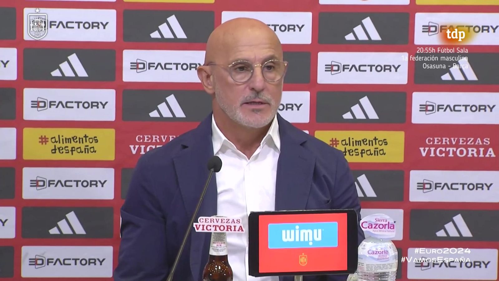 Fútbol - Rueda de prensa Santi Denia, seleccionador Sub-21 y Luis de la Fuente, seleccionador absoluto