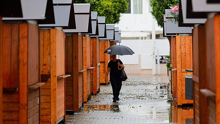 Lluvias y tormentas por todo el país y bajada de temperaturas en amplias zonas