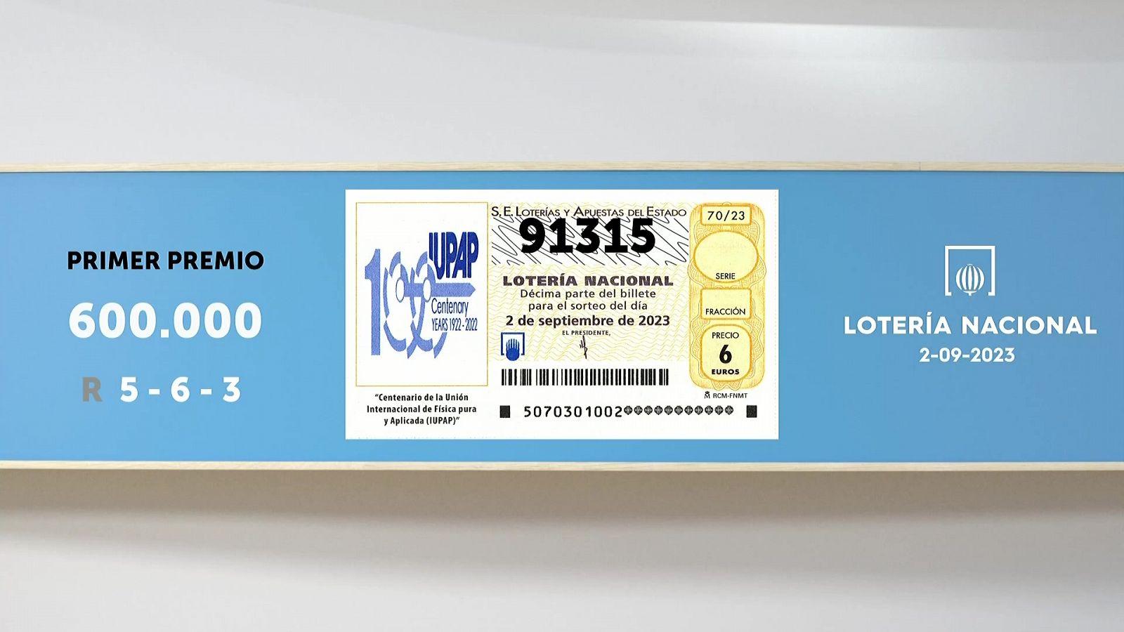 Sorteo de la Lotería Nacional del 02/09/2023 - Ver ahora