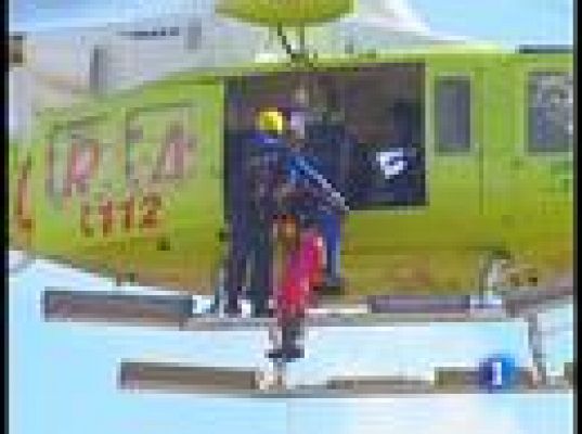  - Espectacular rescate en helicóptero