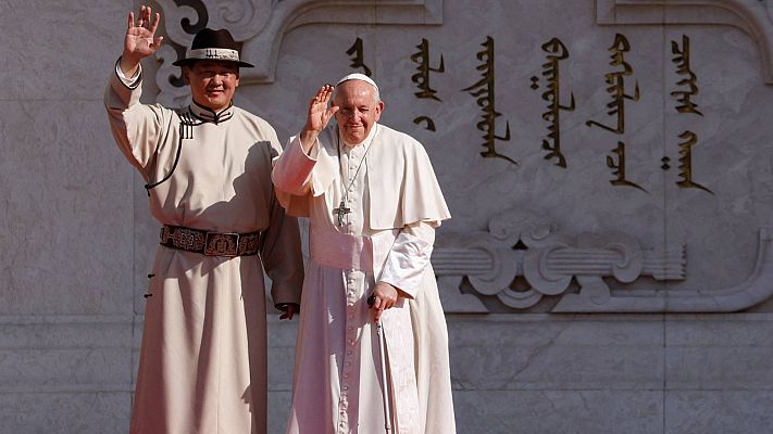 El papa aboga por el encuentro en Mongolia