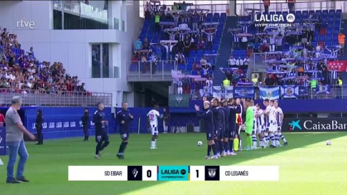 Eibar - Leganés: resumen del partido, 4ª jornada