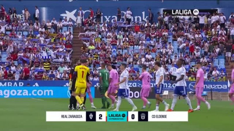 Zaragoza - Eldense: resumen del partido de la 4ª jornada | Segunda