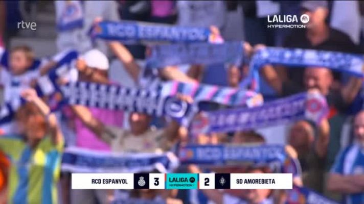 Espanyol - Amorebieta: resumen del partido de la 4ª jornada 