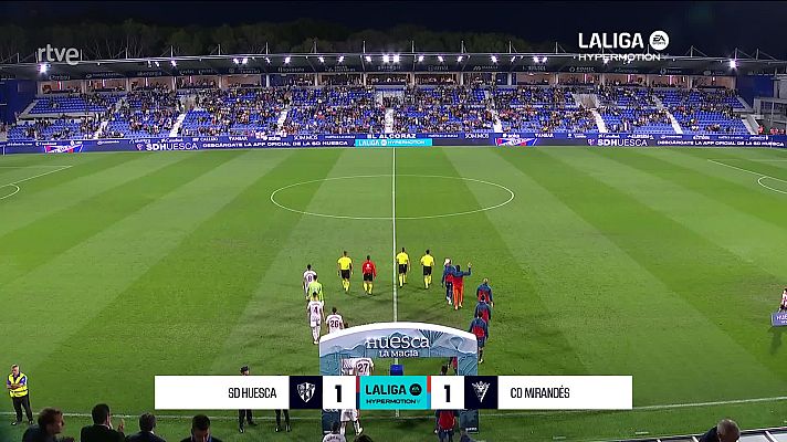 Resúmenes de LaLiga - Huesca - Mirandés: resumen del partido, 4ª jornada