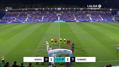 Huesca - Mirands: resumen del partido de la 4 jornada de Liga | Segunda -- Ver ahora en RTVE Play