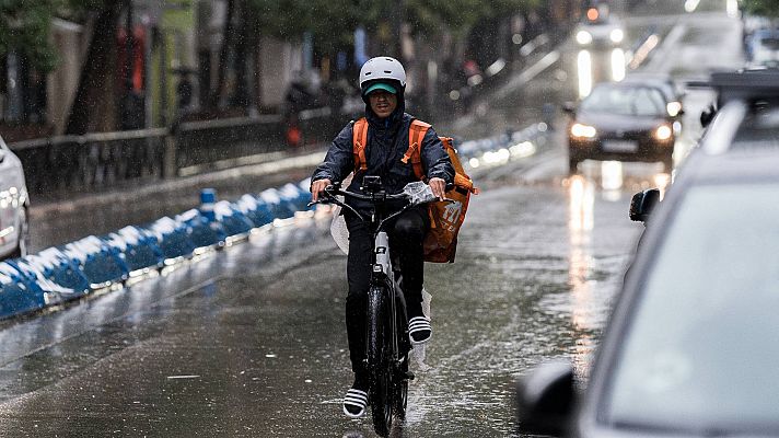 Lluvias inten centro, Andalucía y noroeste