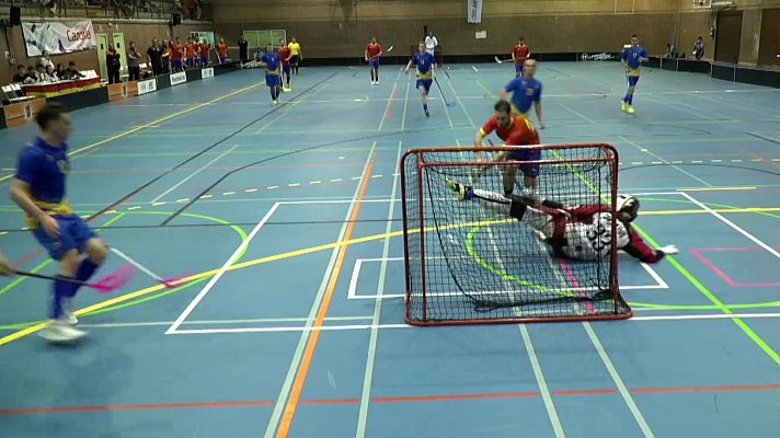 Floorball - Europower Floorball Challenge masculino: España - Ucrania